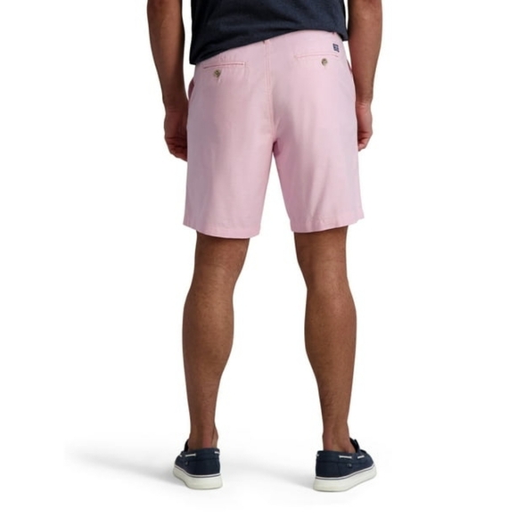 Chaps Men's Pink Chino Stretch Flat Front Twill Oxford Golf Shorts Size 40 NWOT - Picture 2 of 16